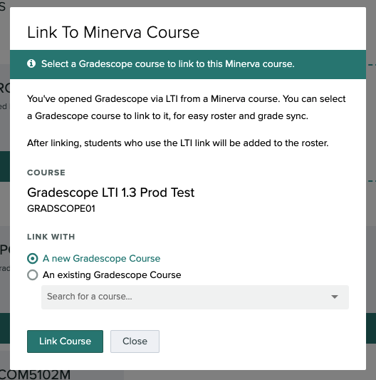 Link to course