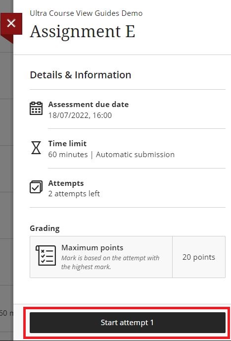 blackboard submission from previewed assignment is not saved