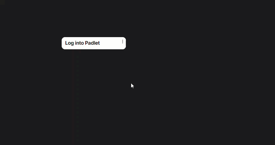 gif of editor resizing post in padlet