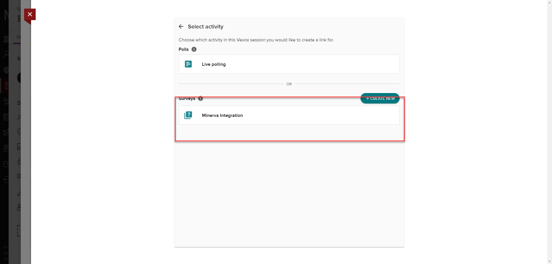 Image of Vevox platform