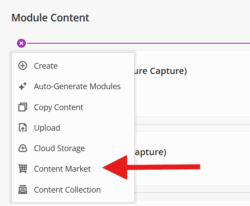 Content market on Minerva