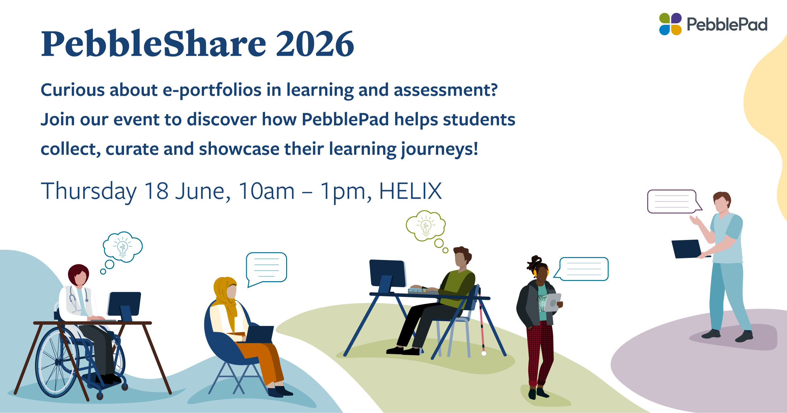 Discover the power of PebblePad at PebbleShare 2026